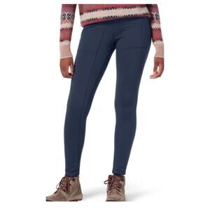 Royal Robbins Trim Fit Backcountry Pro Winter Leggings Navy Women's Size M